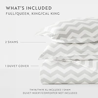 Casual Comfort Premium Ultra Soft Arrow Pattern Duvet Cover Set