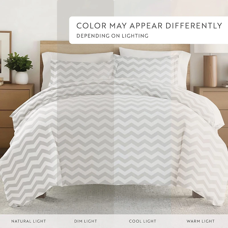 Casual Comfort Premium Ultra Soft Arrow Pattern Duvet Cover Set