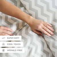 Casual Comfort Premium Ultra Soft Arrow Pattern Duvet Cover Set