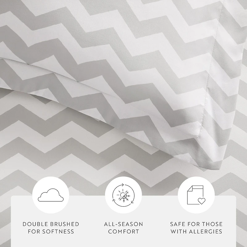 Casual Comfort Premium Ultra Soft Arrow Pattern Duvet Cover Set