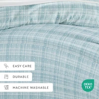 Casual Comfort Premium Ultra Soft Polka Dot Pattern Duvet Cover Set