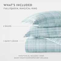 Casual Comfort Premium Ultra Soft Polka Dot Pattern Duvet Cover Set