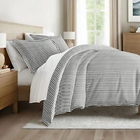 Casual Comfort Premium Ultra Soft Ribbon Pattern Duvet Cover Set