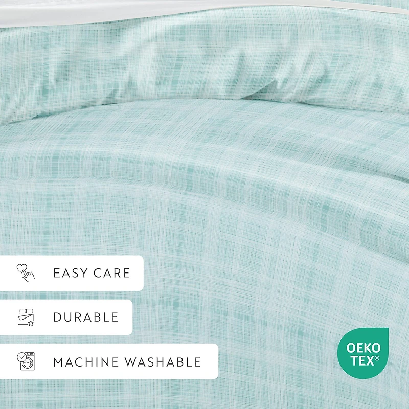 Casual Comfort™ Premium Ultra Soft Thatch Pattern Duvet Cover Set