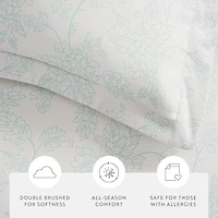 Casual Comfort™ Premium Ultra Soft Vine Pattern Duvet Cover Set