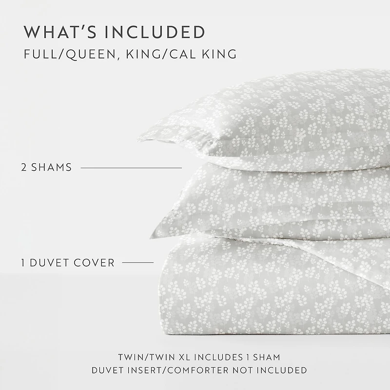 Casual Comfort Premium Ultra Soft Wheatfield Pattern Duvet Cover Set