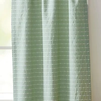 CURTIANWORKS Bridge 2-pc. Rod Pocket Window Tier