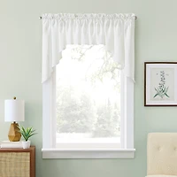 CURTIANWORKS Grace Floral Rod Pocket Valance