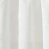 CURTIANWORKS Grace Floral Rod Pocket Valance