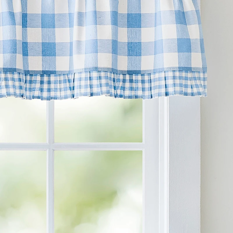CURTIANWORKS Buffalo Rod Pocket Tailored Valance