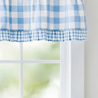 CURTIANWORKS Buffalo Rod Pocket Tailored Valance