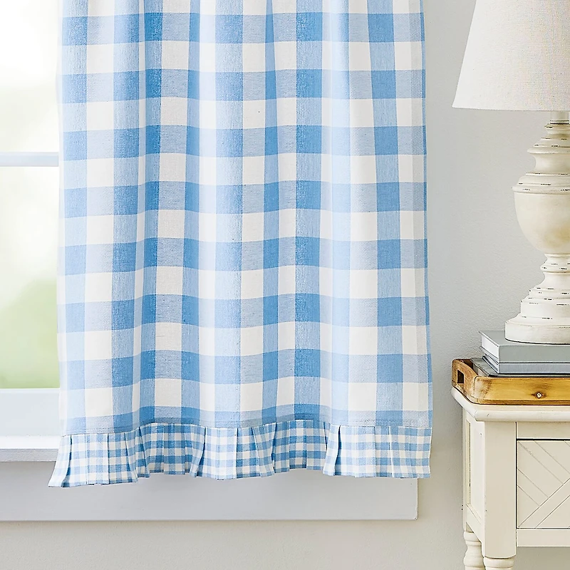 CURTIANWORKS Buffalo Rod Pocket Tailored Valance