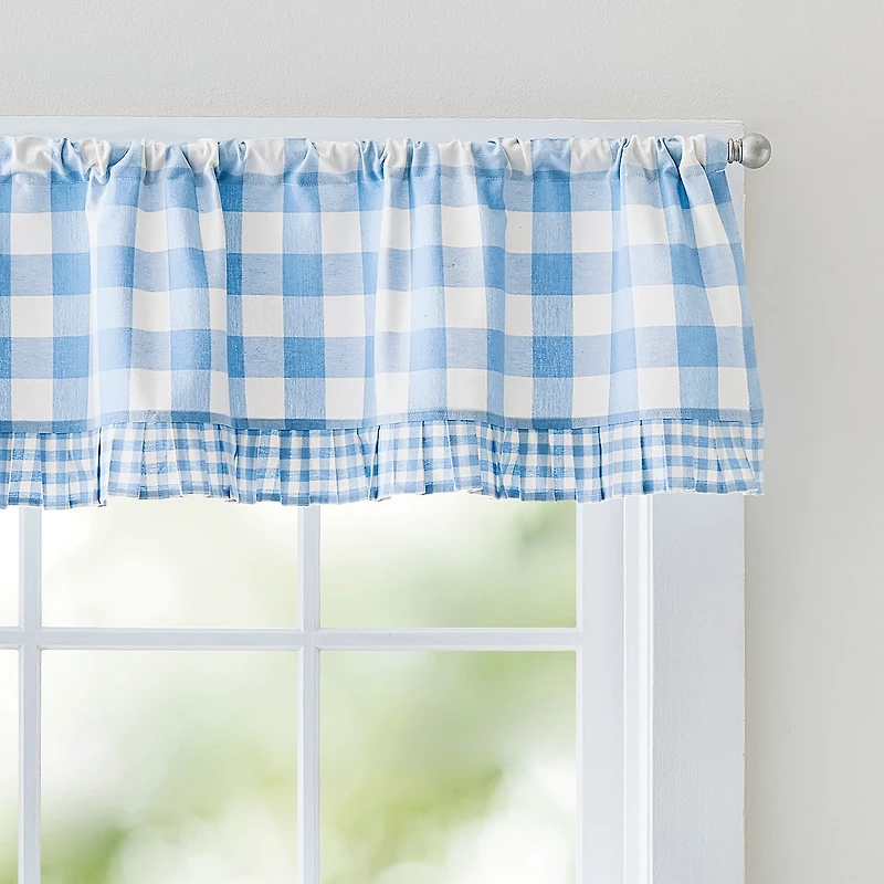 CURTIANWORKS Buffalo Rod Pocket Tailored Valance