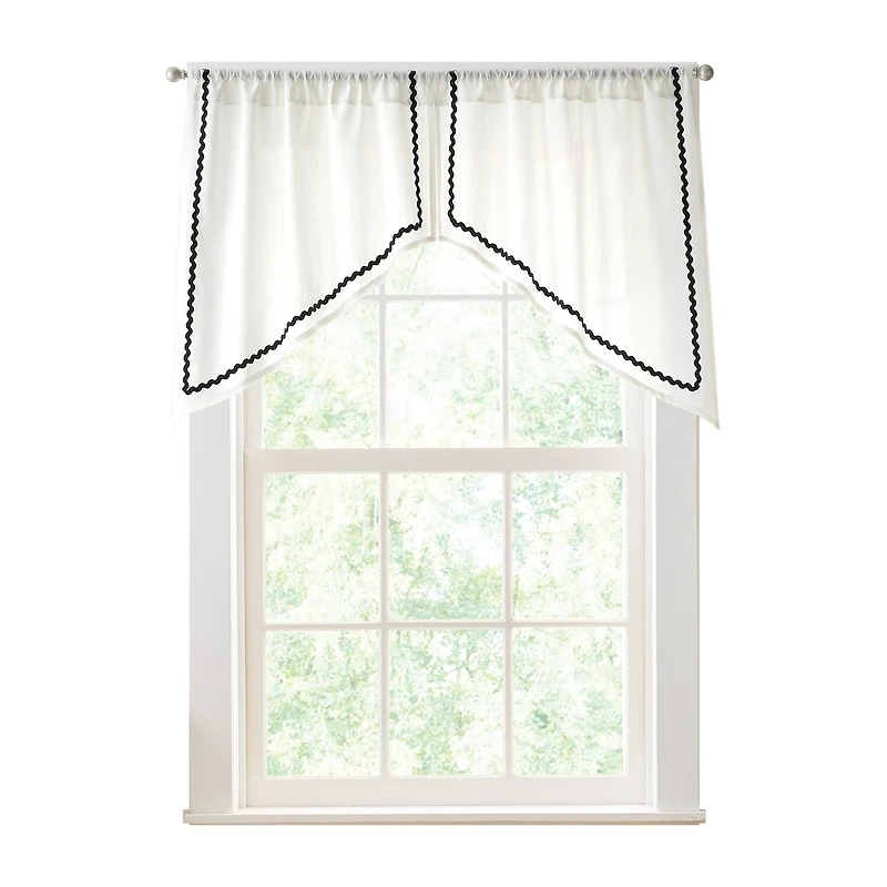CURTIANWORKS Rita Rod Pocket Valance