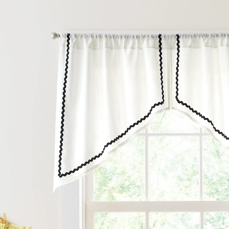 CURTIANWORKS Rita Rod Pocket Valance