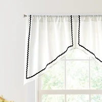 CURTIANWORKS Rita Rod Pocket Valance
