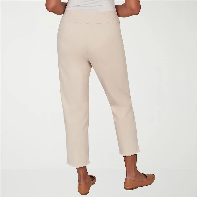 Alfred Dunner Camden Market Womens Straight Mid Rise Pull-On Pant