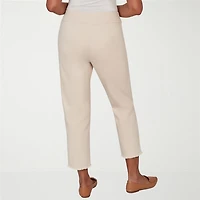 Alfred Dunner Camden Market Womens Straight Mid Rise Pull-On Pant