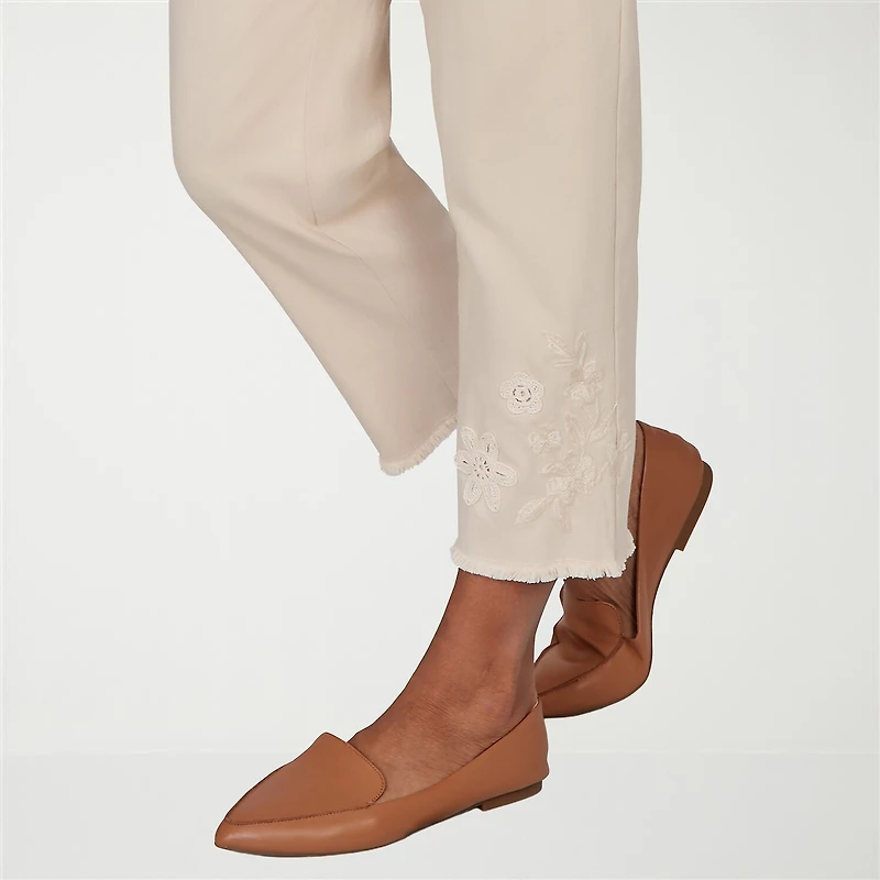 Alfred Dunner Camden Market Womens Straight Mid Rise Pull-On Pant