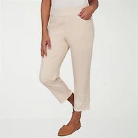 Alfred Dunner Camden Market Womens Straight Mid Rise Pull-On Pant