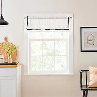 CURTIANWORKS Rita Rod Pocket Tailored Valance
