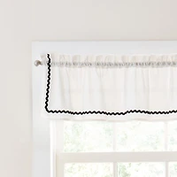 CURTIANWORKS Rita Rod Pocket Tailored Valance