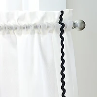 CURTIANWORKS Rita Rod Pocket Tailored Valance