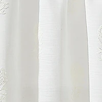 CURTIANWORKS Grace Floral Rod Pocket Tailored Valance