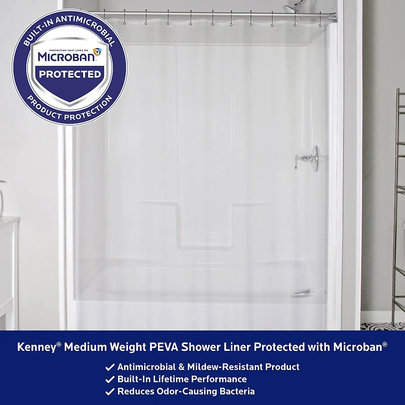 Kenney PEVA. Shower Curtain Liner