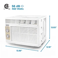 Black+Decker 5000 Btu Ac Window A/C