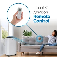 Black+Decker 12000 Btu Portable Air Conditioner With Remote Control White