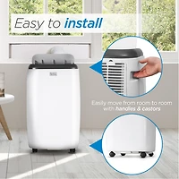 Black+Decker 12000 Btu Portable Air Conditioner With Remote Control White