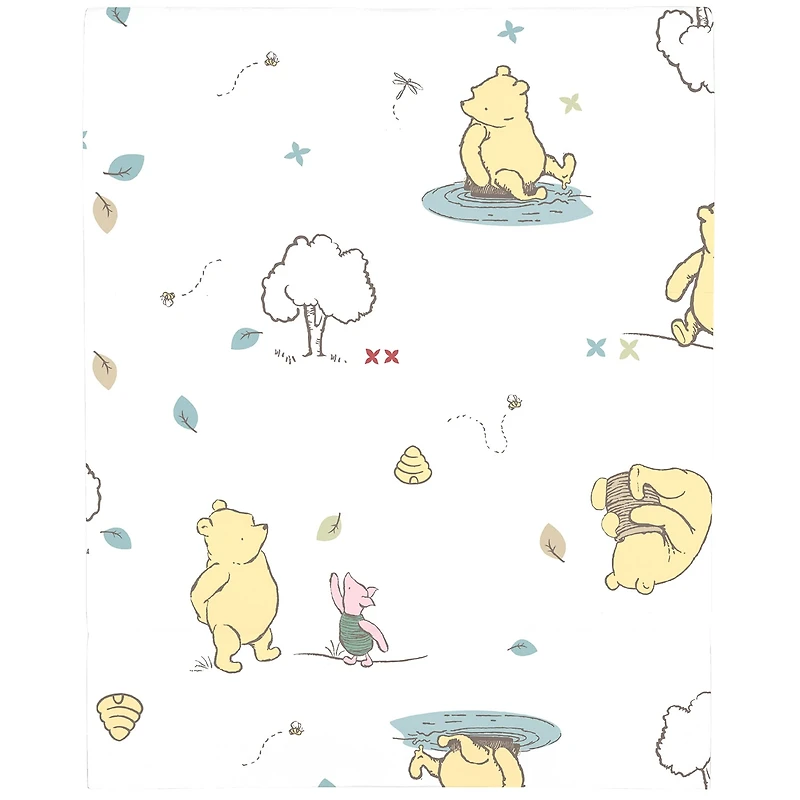 Nojo Classic Pooh Mini Winnie The Pooh Crib Sheet