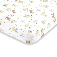 Nojo Classic Pooh Mini Winnie The Pooh Crib Sheet