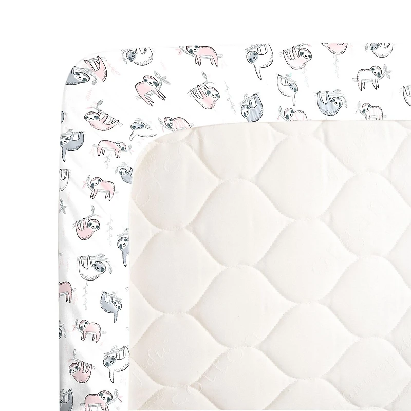 Nojo Super Soft Sloth Crib Sheet