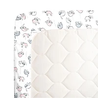 Nojo Super Soft Sloth Crib Sheet