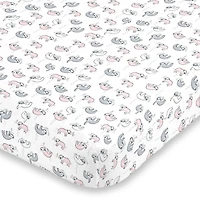Nojo Super Soft Sloth Crib Sheet