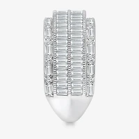 (I / I1) Womens 2 CT. T.W. Lab Grown White Diamond 10K Gold Anniversary Band