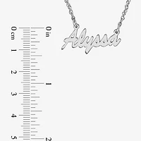 Personalized 14K Gold Over Sterling Silver Name Necklace