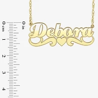 Personalized 14K Gold Over Sterling Silver Name Necklace