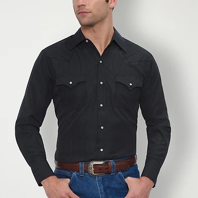 Ely Cattleman Big and Tall Mens Long Sleeve Western Shirt