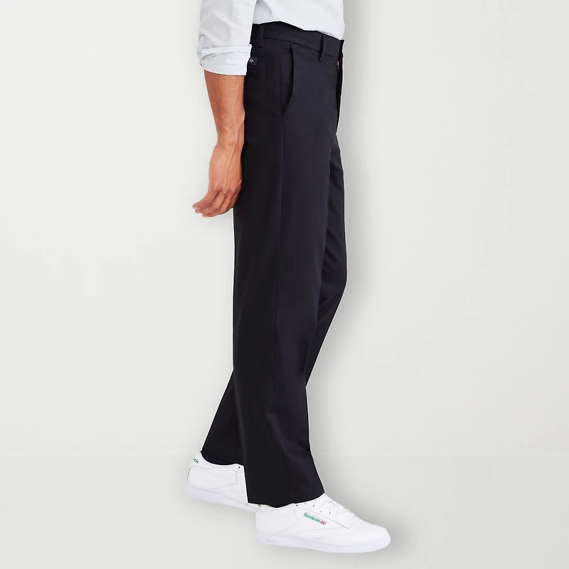 Dockers Signature Iron Free With Stain Defender Mens Comfort Waistband Straight Fit Flat Front Pant