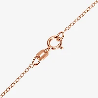 Disney Collection Womens White Cubic Zirconia Sterling Silver 15 Inch Pendant Necklace