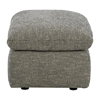 Signature Design by Ashley® Dramatic Cushioned Upholstered Ottoman