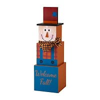 Glitzhome Double Sided Wooden Decor Halloween Indoor Porch Sign