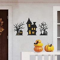 Glitzhome Set Of 3 Halloween Metal Holiday Yard Art