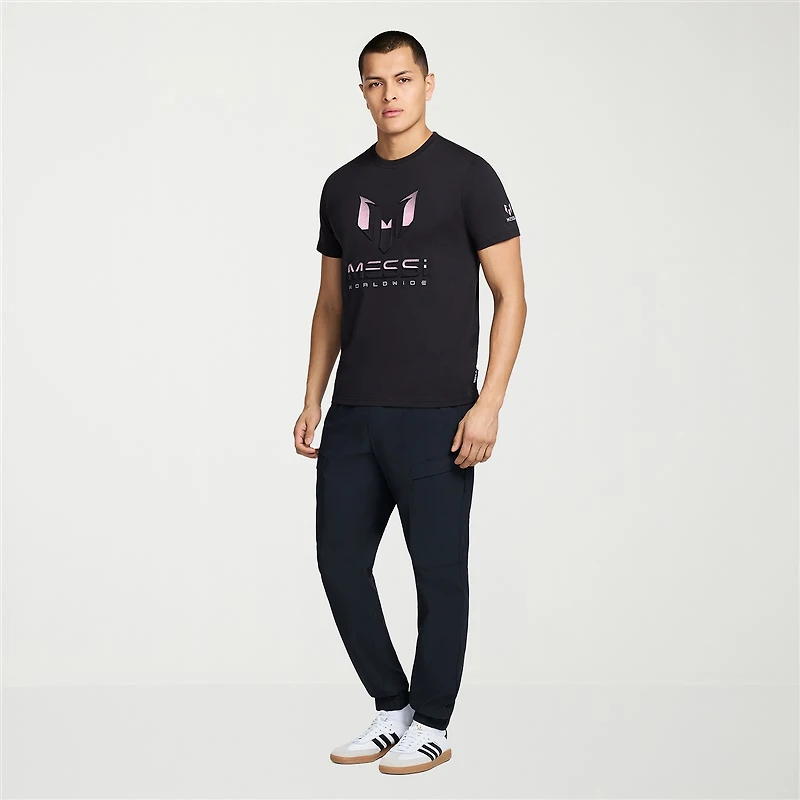 MESSI Collection Mens Round Neck Short Sleeve Regular Fit Graphic T-Shirt