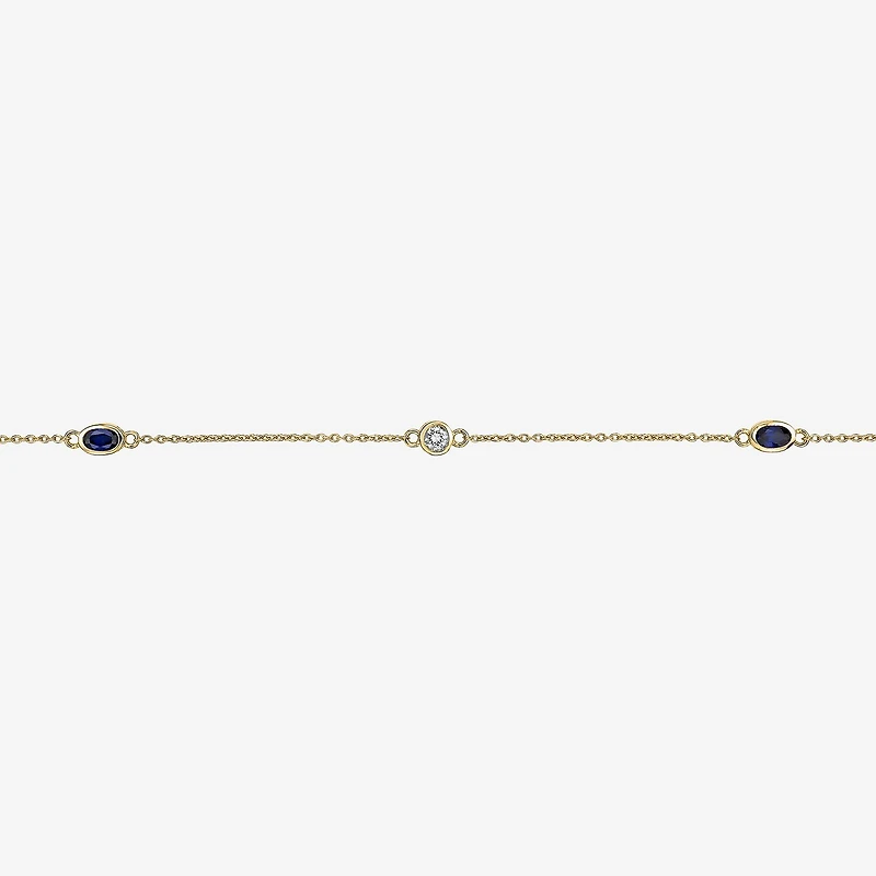 Womens 18K Gold Over Silver Inch Cable Chain Necklace