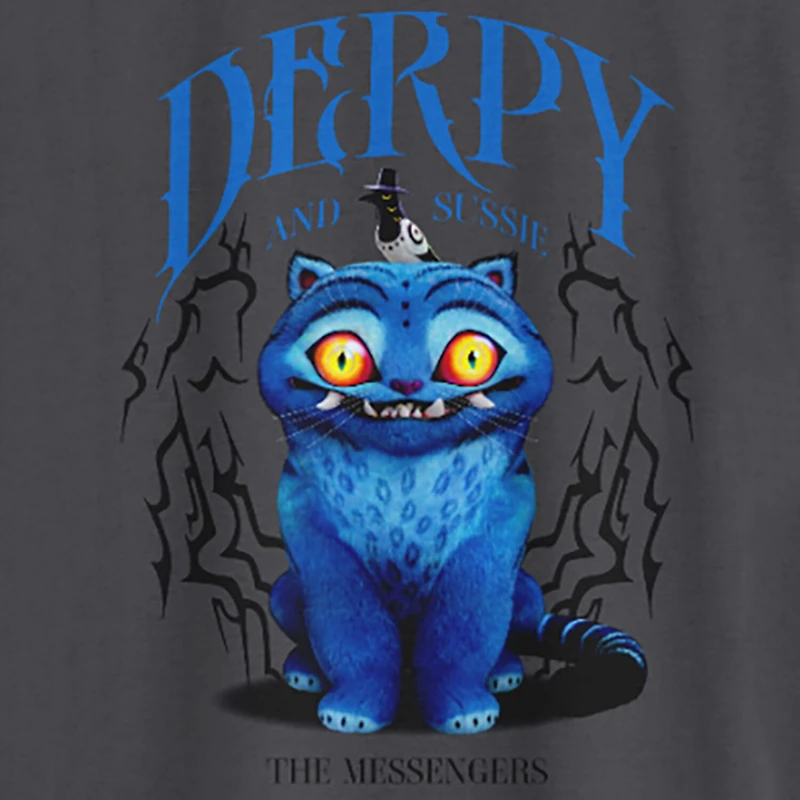 Derpy Little & Big Kid Boys Crew Neck Short Sleeve Regular Fit KPop Demon Hunters Graphic T-Shirt