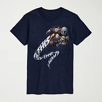 Novelty The Mandalorian And Grogu This Is Way Mens Crew Neck Short Sleeve Regular Fit Baby Yoda Star Wars Graphic T-Shirt